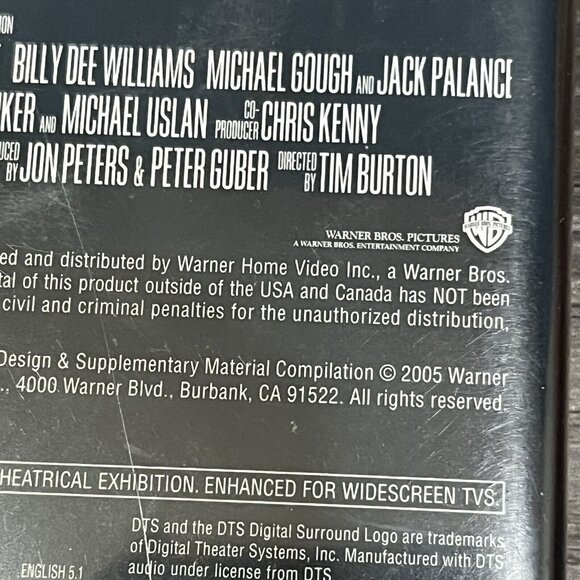 89 Tim Burton Batman Movie Two-Disk Special Edition DVD 2005 Release Widescreen - Picture 13 of 16